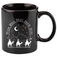 Wise Still Seek Him Christian Christmas Jesus Design 11oz C Handle Ceramic Mug