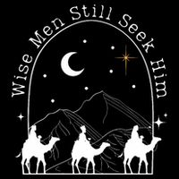 Wise Still Seek Him Christian Christmas Jesus Design Drawstring Bag
