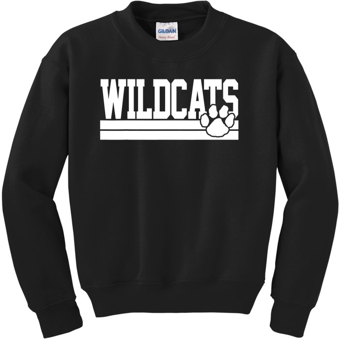 Wildcats School Spirit Kids Sweatshirt