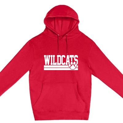 Wildcats School Spirit Premium Pullover Hoodie