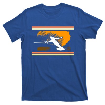 Water Skiing Ski Lover Retro Extreme Sports Beach Athletes Gift T-Shirt