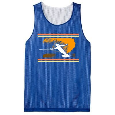 Water Skiing Ski Lover Retro Extreme Sports Beach Athletes Gift Mesh Reversible Basketball Jersey Tank