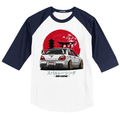 Wrx Sti Subie Cars Impreza Jdm Sport Baseball Sleeve Shirt