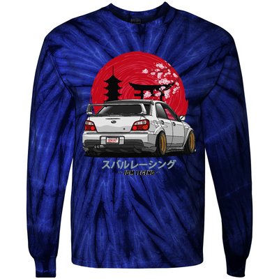 Wrx Sti Subie Cars Impreza Jdm Sport Tie-Dye Long Sleeve Shirt