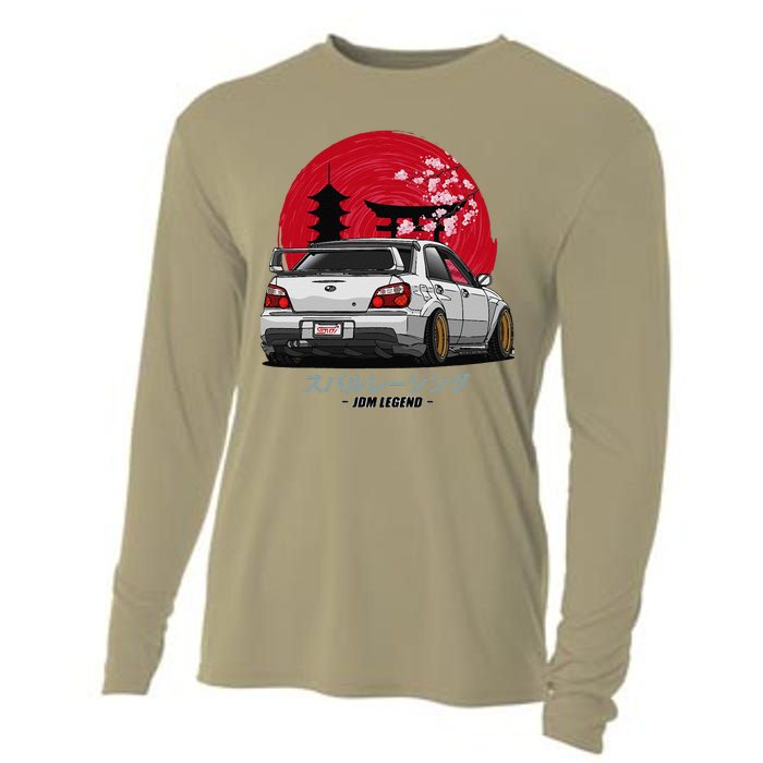 Wrx Sti Subie Cars Impreza Jdm Sport Cooling Performance Long Sleeve Crew