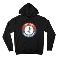 Winter Sports Ski Biathlon Hoodie