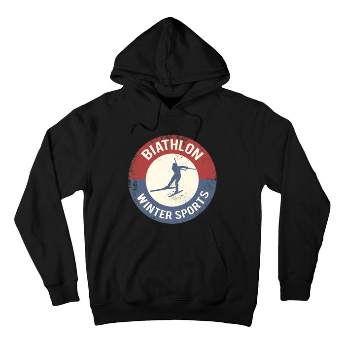 Winter Sports Ski Biathlon Hoodie