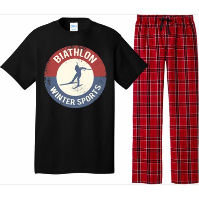 Winter Sports Ski Biathlon Pajama Set