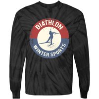 Winter Sports Ski Biathlon Tie-Dye Long Sleeve Shirt