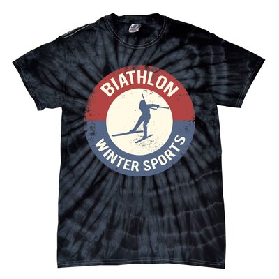 Winter Sports Ski Biathlon Tie-Dye T-Shirt