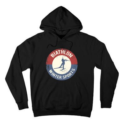 Winter Sports Ski Biathlon Tall Hoodie