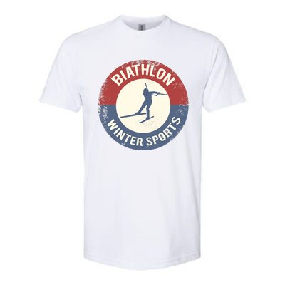 Winter Sports Ski Biathlon Softstyle® CVC T-Shirt