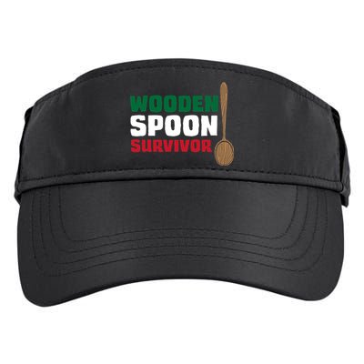 Wooden Spoon Survivor Italian Flag Adult Drive Performance Visor