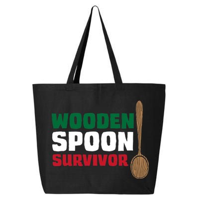 Wooden Spoon Survivor Italian Flag 25L Jumbo Tote