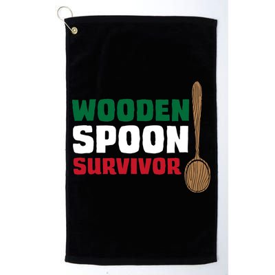 Wooden Spoon Survivor Italian Flag Golf Towel