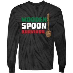 Wooden Spoon Survivor Italian Flag Tie-Dye Long Sleeve Shirt