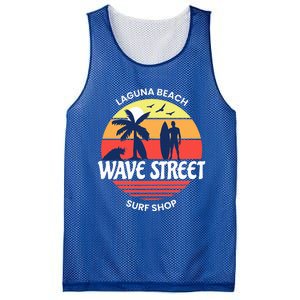 Wave Street Surf Shop Sunrise Logo  Mesh Reversible Basketball Jersey Tank