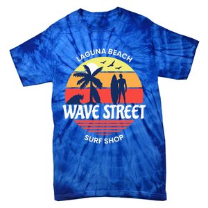 Wave Street Surf Shop Sunrise Logo  Tie-Dye T-Shirt