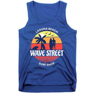 Wave Street Surf Shop Sunrise Logo  Tank Top