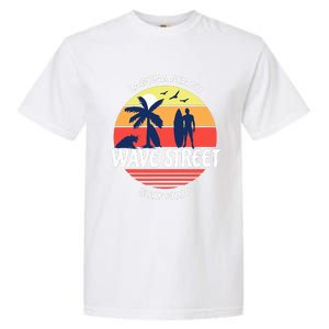 Wave Street Surf Shop Sunrise Logo  Garment-Dyed Heavyweight T-Shirt