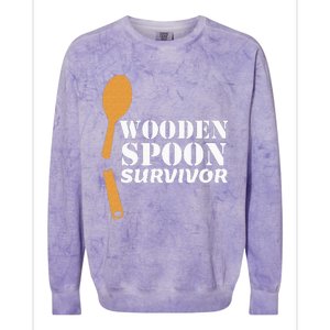 Wooden Spoon Survivor Italian Filipino Pride Colorblast Crewneck Sweatshirt