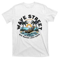 Wave Street Skeleton On The Beach T-Shirt