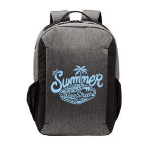 Wave Street Summer Surf Shop Graphic Vector Backpack