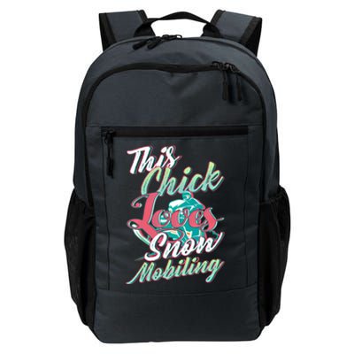 Wo Snowmobiling Saying Gift Snowmobile Lovers Gift Daily Commute Backpack