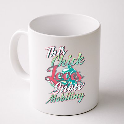 Wo Snowmobiling Saying Gift Snowmobile Lovers Gift Coffee Mug