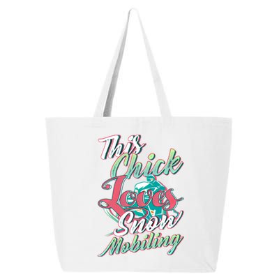 Wo Snowmobiling Saying Gift Snowmobile Lovers Gift 25L Jumbo Tote