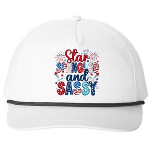 Western Star Spangled And Sassy Snapback Five-Panel Rope Hat