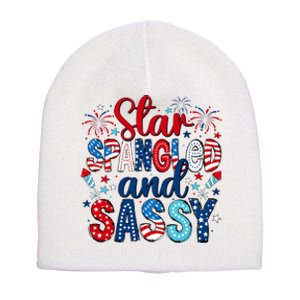 Western Star Spangled And Sassy Short Acrylic Beanie