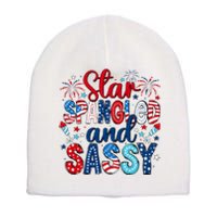 Western Star Spangled And Sassy Short Acrylic Beanie