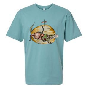 Wrong Sandwich Series Ballcock Lizard And Toes Blt Sueded Cloud Jersey T-Shirt