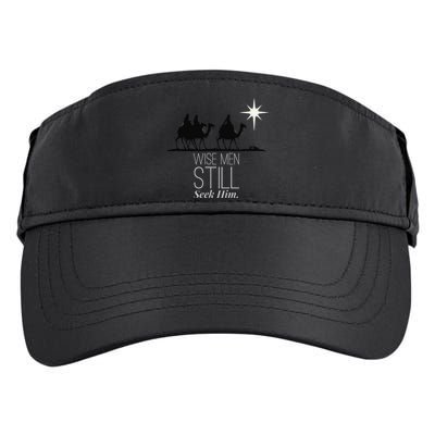 Wise Still Seek Him Christian Christmas Jesus Design Adult Drive Performance Visor