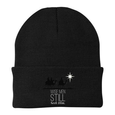 Wise Still Seek Him Christian Christmas Jesus Design Beanie