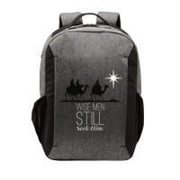 Wise Still Seek Him Christian Christmas Jesus Design Vector Backpack