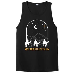 Wise Still Seek Him Christian Nativity Christmas Jesus Gift PosiCharge Competitor Tank