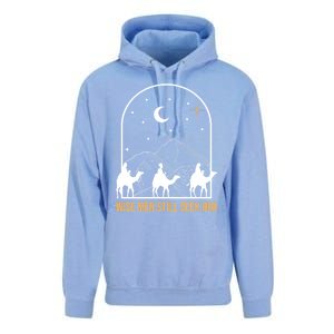 Wise Still Seek Him Christian Nativity Christmas Jesus Gift Unisex Surf Hoodie