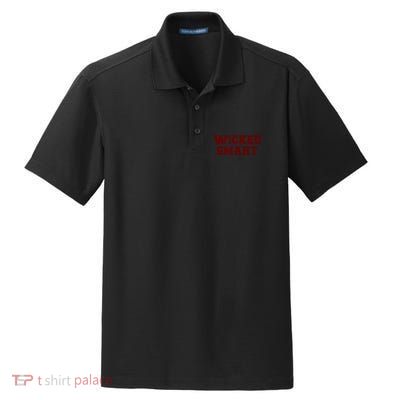 Wicked Smart (Smaht) College Boston Dry Zone Grid Polo