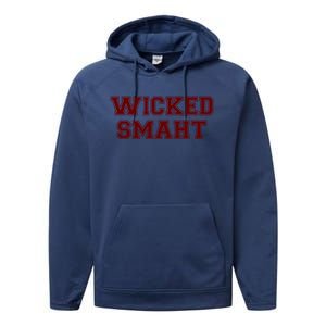 Wicked Smart (Smaht) College Boston Performance Fleece Hoodie