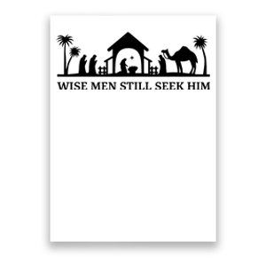 Wise Still Seek Him Christian Christmas Jesus Design Poster