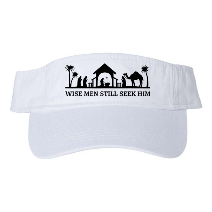 Wise Still Seek Him Christian Christmas Jesus Design Valucap Bio-Washed Visor