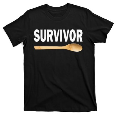 Wooden Spoon Survivor Funny I Survived The Wooden Spoon T-Shirt