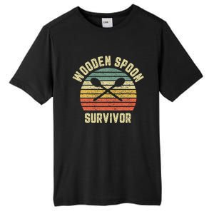 Wooden Spoon Survivor Retro Adult Novelty Sarcastic Tall Fusion ChromaSoft Performance T-Shirt