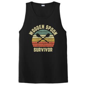 Wooden Spoon Survivor Retro Adult Novelty Sarcastic PosiCharge Competitor Tank