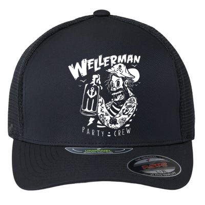 Wellerman Song Sea Shanty Party Crew Sailor Flexfit Unipanel Trucker Cap