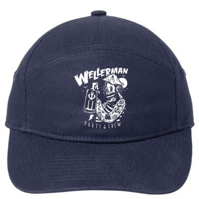 Wellerman Song Sea Shanty Party Crew Sailor 7-Panel Snapback Hat