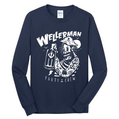 Wellerman Song Sea Shanty Party Crew Sailor Tall Long Sleeve T-Shirt