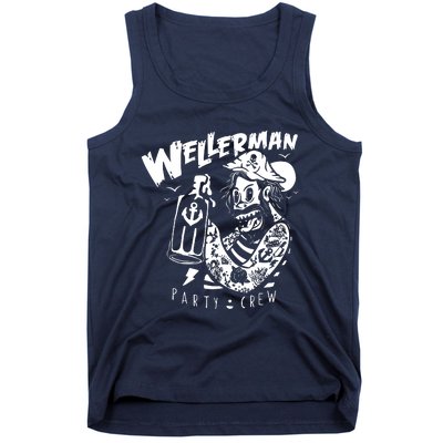 Wellerman Song Sea Shanty Party Crew Sailor Tank Top